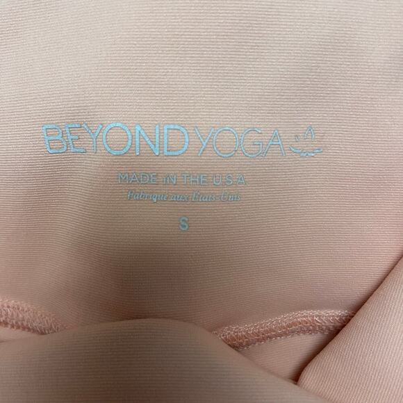 Beyond Yoga Drip Dot High Waisted Midi Leggings Pink Metallic Dot Size Small - Picture 5 of 5